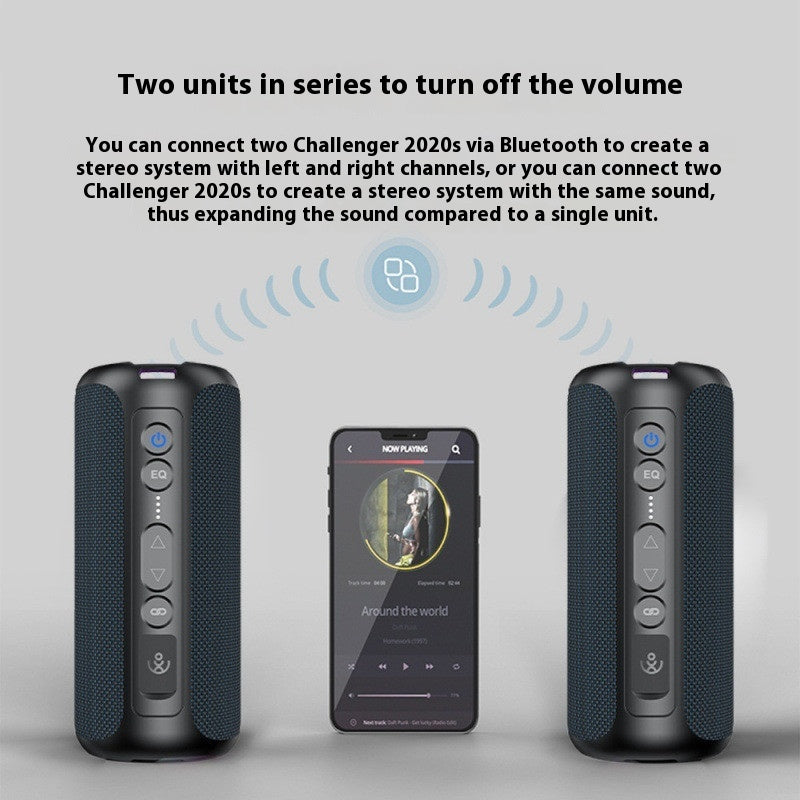 Premium Portable Bluetooth Speaker - 50W Wireless Audio with Type-C Charging