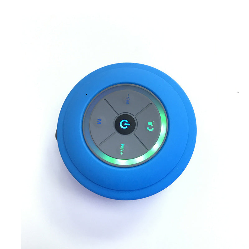 Portable Waterproof Bluetooth Speaker - Mini Wireless Audio Device with LED Lights