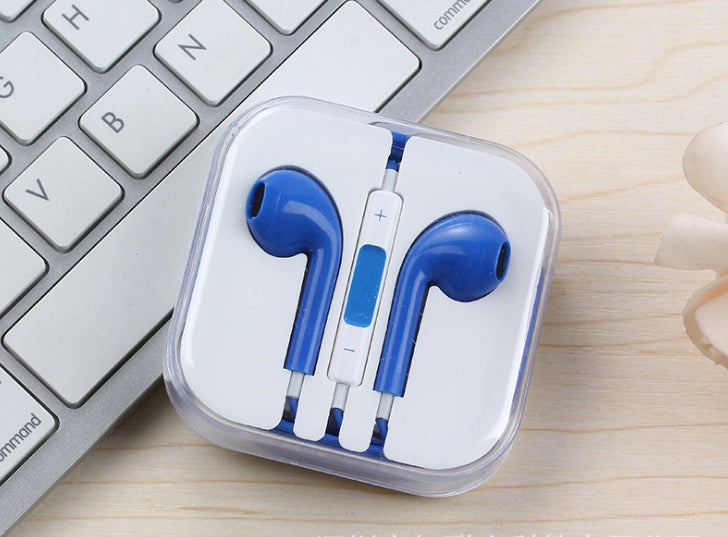 Premium In-Ear Wired Headphones with Microphone - 3.5mm Universal Earbuds