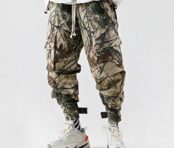Tactical Multi-Pocket Cargo Pants - Casual Street Style Beam Pants