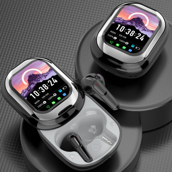 Smart Bluetooth Earbuds with LED Display - Wireless In-Ear Headphones