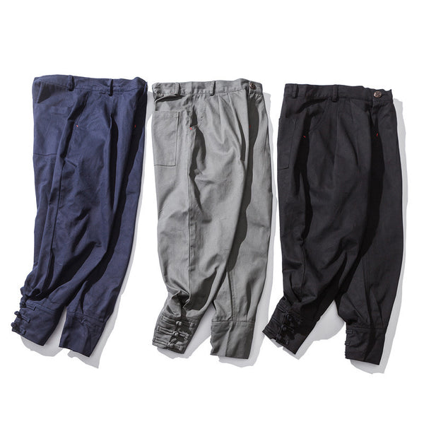 Men's Premium Buckle Casual Pants - Comfortable Everyday Wear