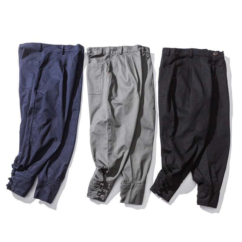 Men's Premium Buckle Casual Pants - Comfortable Everyday Wear