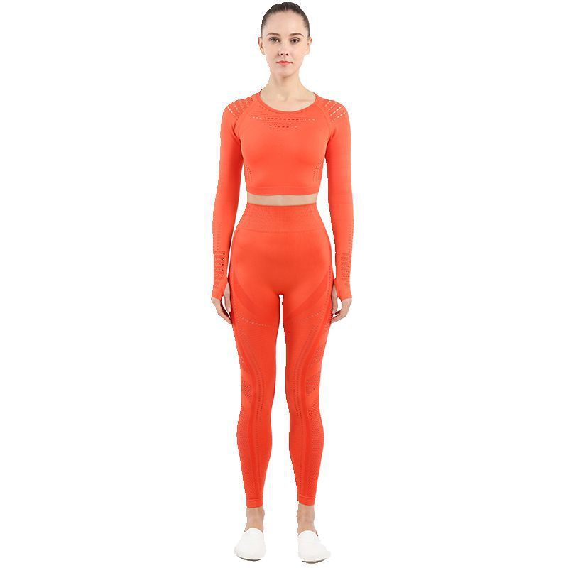 Premium Women's Long Sleeve Yoga Set - Performance Activewear