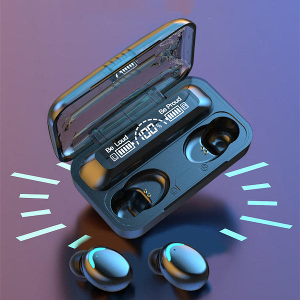Advanced Wireless Bluetooth 5.2 Earbuds with 7D Sound & IPX7 Waterproof