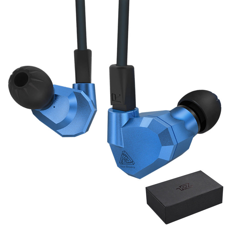 Professional Multi-Driver In-Ear Headphones with Built-in Microphone