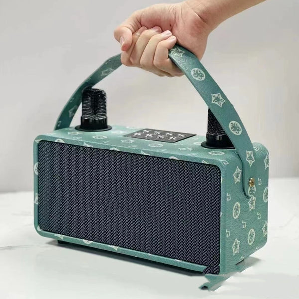 Premium Wireless Bluetooth Karaoke Speaker - High Power Portable Audio System with Microphone