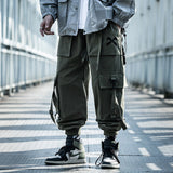 Military Style Cargo Overalls - Tactical Workwear Jumpsuit
