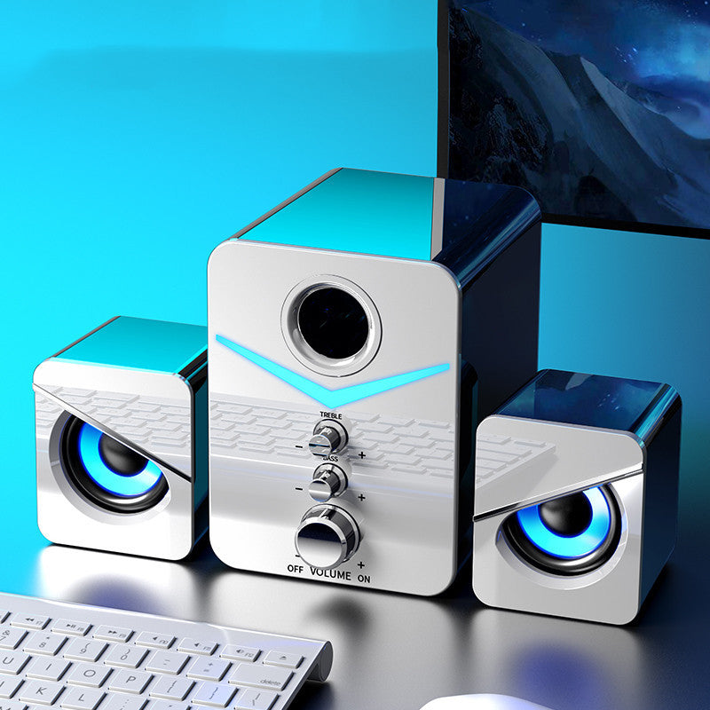 Bluetooth Desktop Speaker - Universal Computer Audio for Home & Office