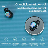Wireless Bluetooth 5.0 Earbuds with Charging Case - F9 V5.0 Mini Cylindrical Headphones