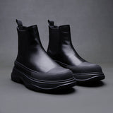 Premium Men's High-Top Casual Fashion Sneakers - Comfortable Street Style Shoes