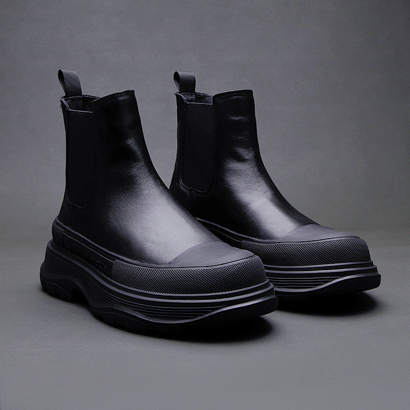 Premium Men's High-Top Casual Fashion Sneakers - Comfortable Street Style Shoes