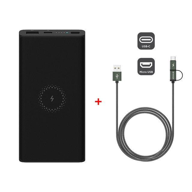 Premium 10000mAh Portable Power Bank - Fast Charging & Wireless Output