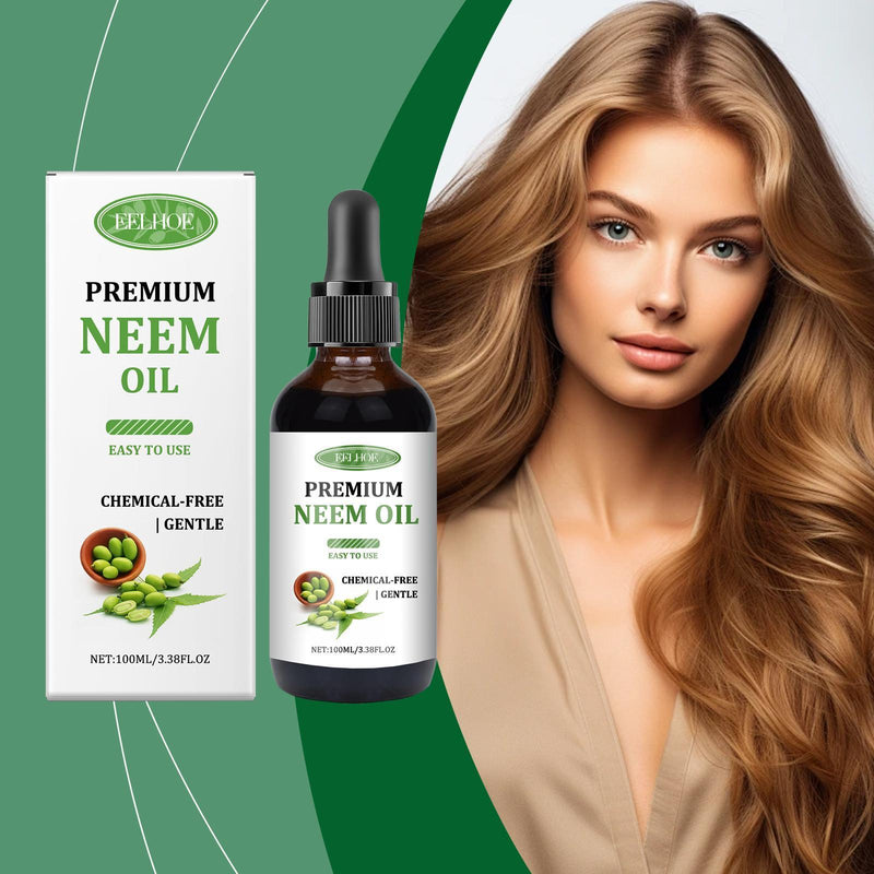 Yihe Neem Oil Care Essential Oil Nourishes Scalp Skin Neem Oil Massage Oil