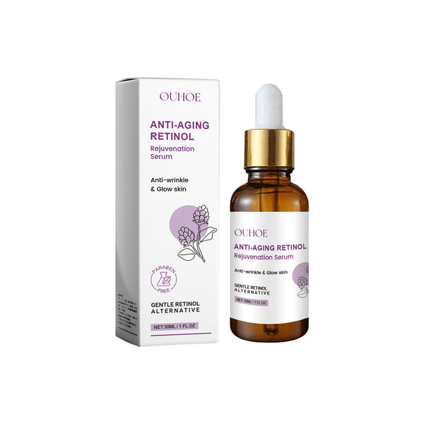 OUHOE Retinol Anti-Wrinkle Serum Hydrating, Moisturizing, Lifting, Firming, Thinning Fine Lines, Moisturizing Skin Care Serum