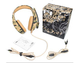 Professional Gaming Headset with Microphone - Camouflage Design for PS4, PC & Mobile