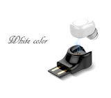 Ultra-Compact Wireless Bluetooth Earbud - Invisible Mini Stereo Headphone with Magnetic Charging