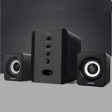 Premium D-202 Computer Speakers - Powerful Subwoofer Sound System for Smart Phones & Music Players