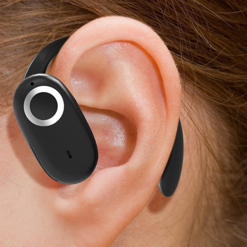 Wireless Bluetooth Headset with Digital Display - 15m Range & 8-Hour Battery Life