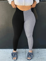 Premium Comfort Plus Size Solid Color Leggings - Q2 Collection