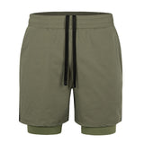 Quick-drying Small Plaid Sports Pants For Men