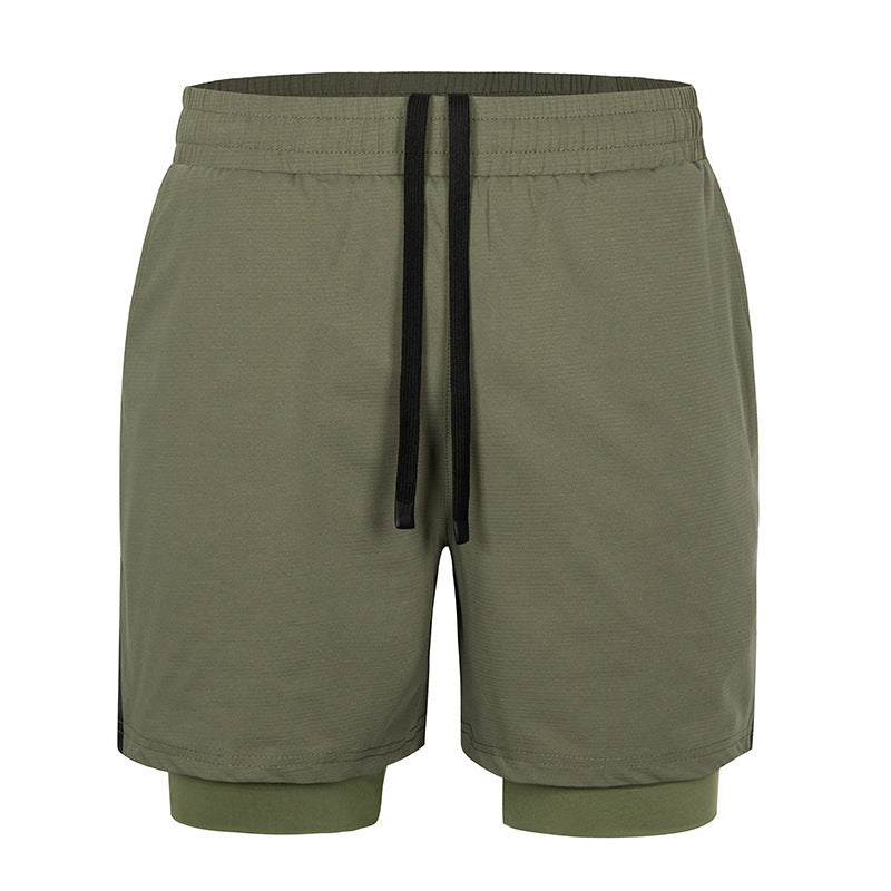Quick-drying Small Plaid Sports Pants For Men