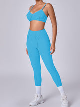 Premium High-Waist Seamless Yoga Leggings - 360° Comfort Fit