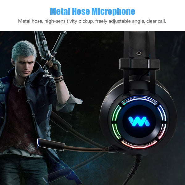 Professional 7.1 Surround Sound Gaming Headset with Noise Cancelling Microphone