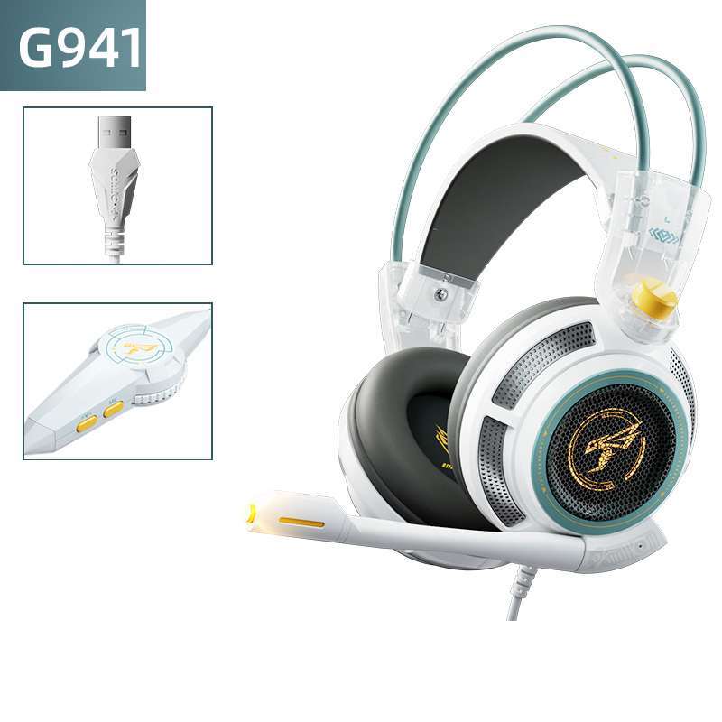 Professional Gaming Headset G941 - Wired Esports Earphones for Students