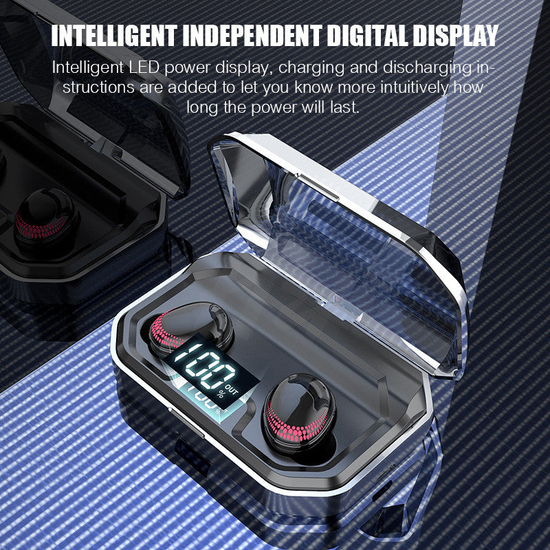 Wireless Bluetooth Earbuds X10 - 8H Playtime with 3000mAh Charging Case