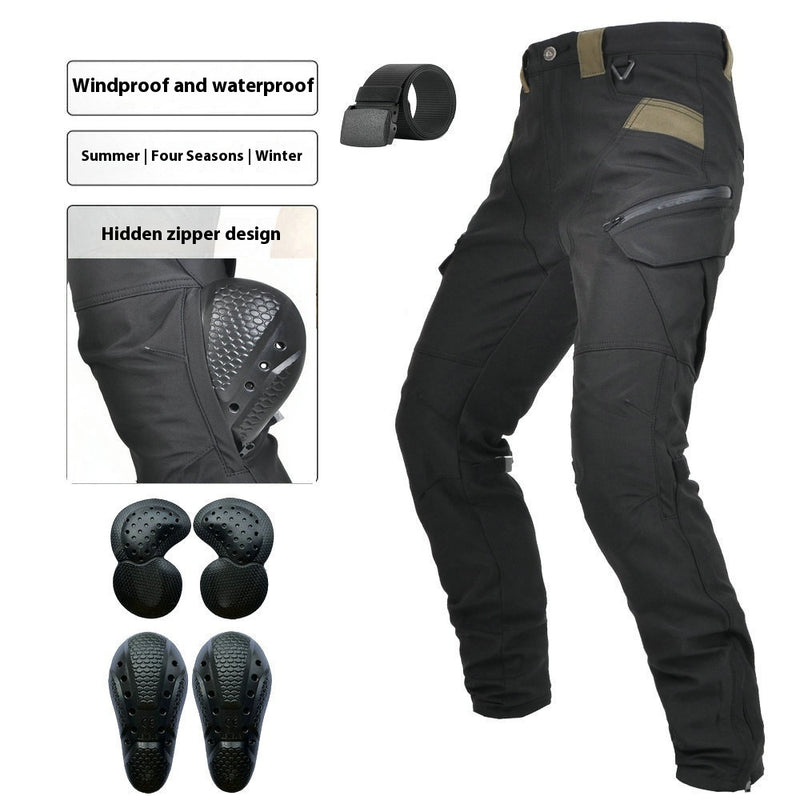 Premium All-Season Motorcycle Cycling Pants - Waterproof & Drop-Resistant Protection