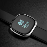 Advanced Bluetooth Smart Fitness Tracker - Heart Rate & Blood Pressure Monitor Waterproof Sports Bracelet