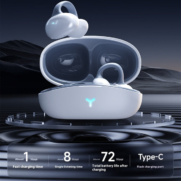 Revolutionary Bone Conduction Wireless Earphones - 65 Hour Battery Life