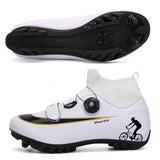 Professional Mountain Cycling Shoes - Men's Lock-In Power Bicycle Shoes