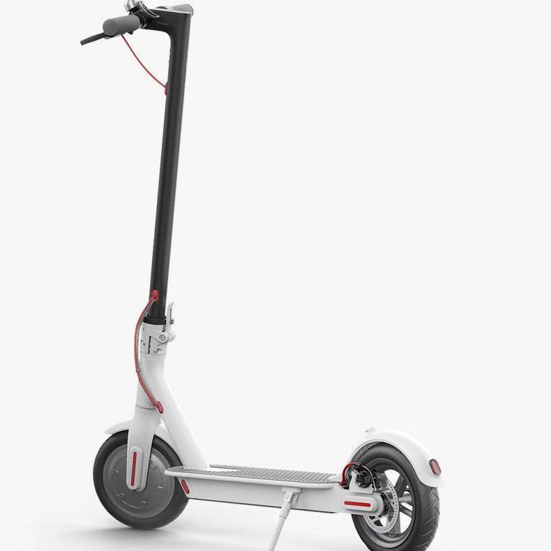 Foldable Electric Scooter - Aluminum Alloy Frame with Double Disc Brakes