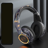 Wireless Bluetooth 5.2 Headphones with LED Illumination - 1800mAh Long Battery Life