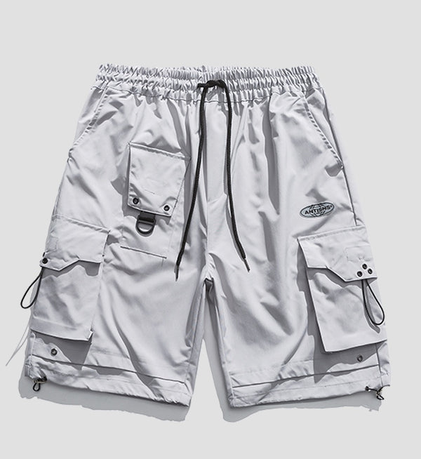Korean Style Casual Cargo Shorts - Men's Loose Fit Summer Pants with Pockets