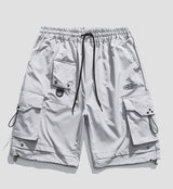 Korean Style Casual Cargo Shorts - Men's Loose Fit Summer Pants with Pockets
