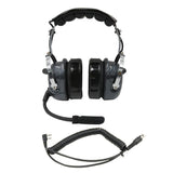 Professional Aviation Bluetooth Intercom Headset - Noise Cancelling Communication Device
