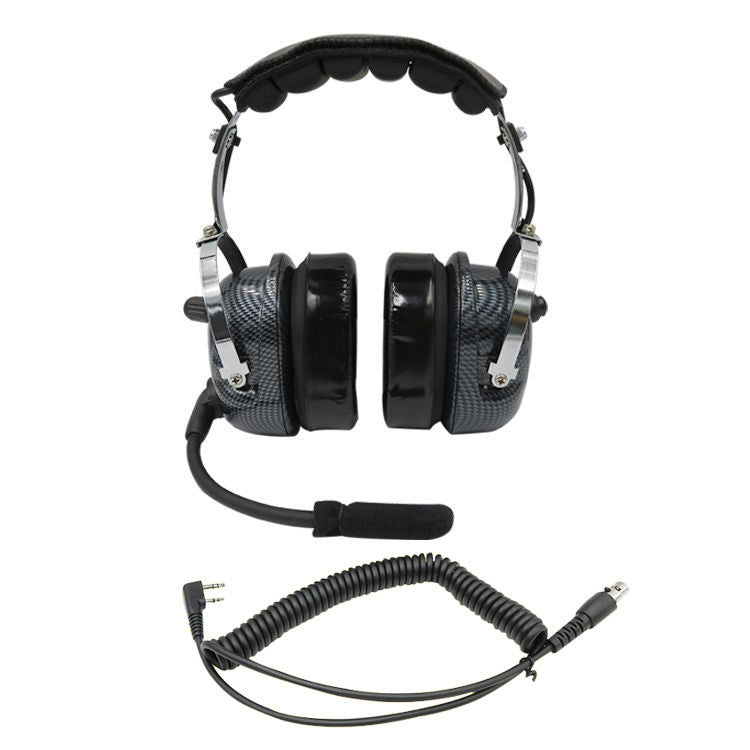 Professional Aviation Bluetooth Intercom Headset - Noise Cancelling Communication Device