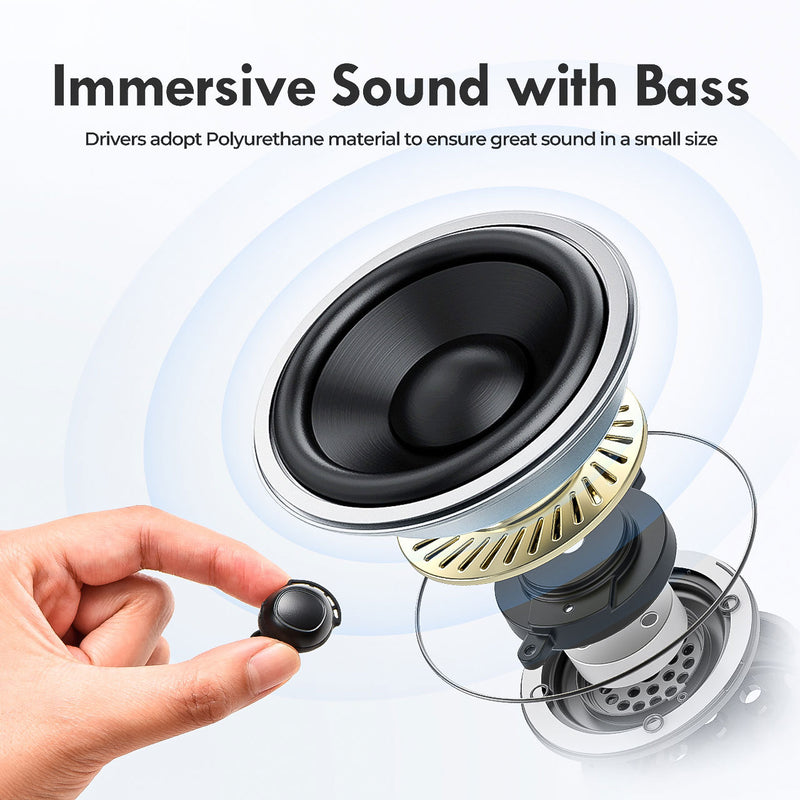 Bluetooth 4.1 Wireless Sports Headphones - 15m Range Stereo Earbuds