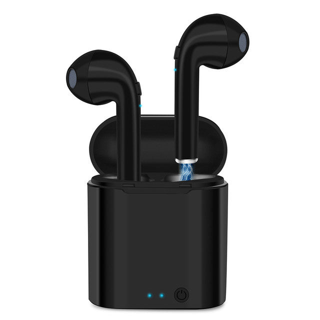 Premium i7s Wireless Bluetooth Earbuds - Gaming Headphones with Semi-In-Ear Design