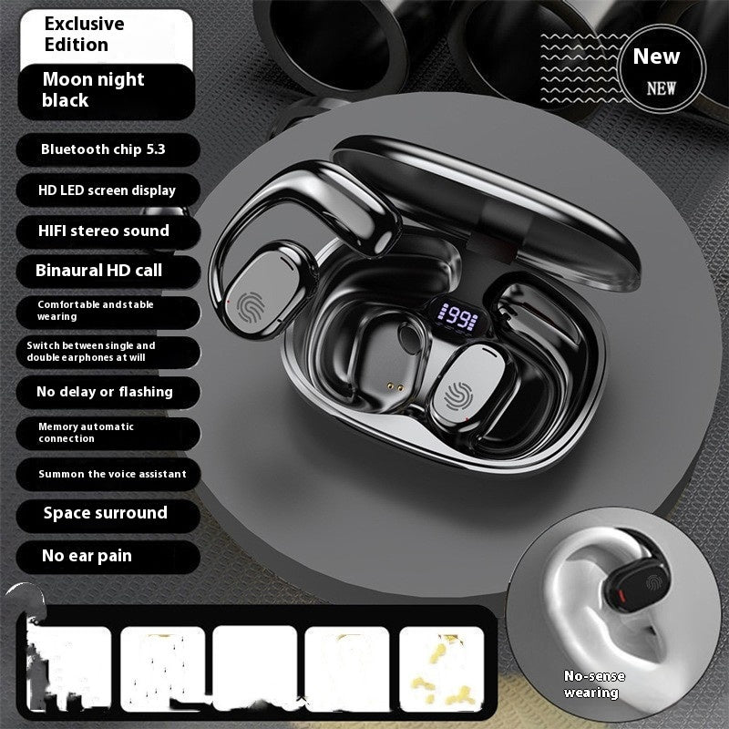 Wireless Bluetooth Earbuds - GT280HIFI Premium Ear-Mounted Headphones with 8+ Hour Battery