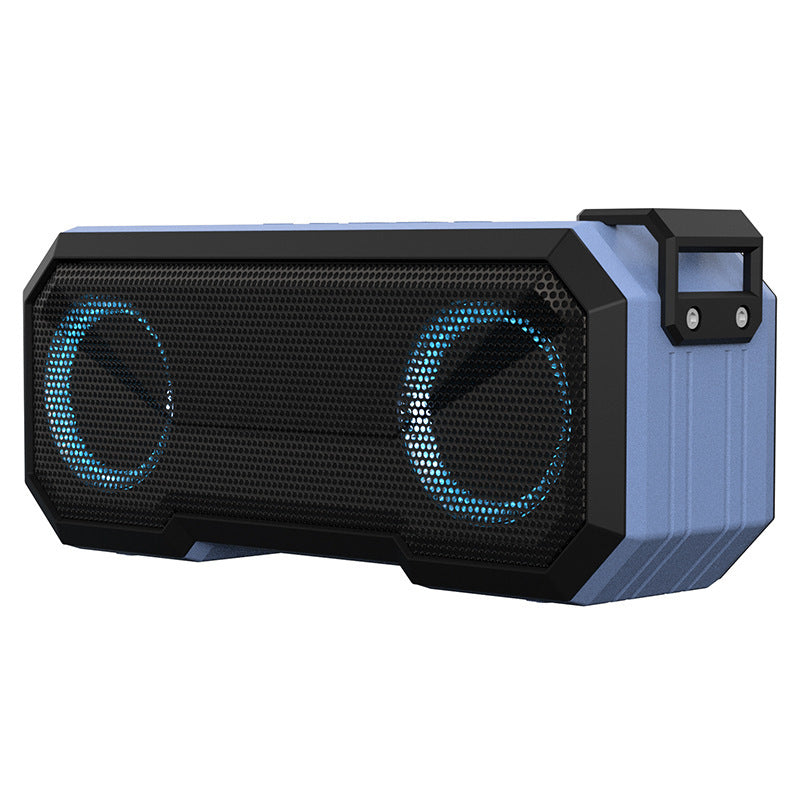 Luminous Waterproof Bluetooth Speaker with Power Bank - Dual 8W Speakers & LED Lights