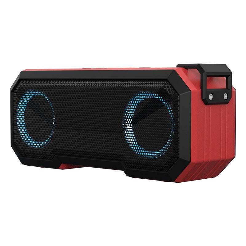 Luminous Waterproof Bluetooth Speaker with Power Bank - Dual 8W Speakers & LED Lights