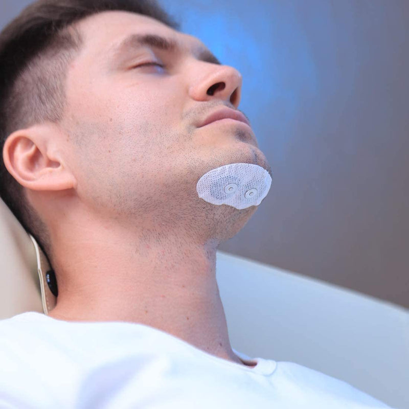 Advanced Smart Anti-Snoring Device - Electronic Sleep Aid with Muscle Stimulator & 20 Conductive Strips