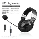 Professional Gaming Headset with Microphone - USB & 3.5mm Compatible
