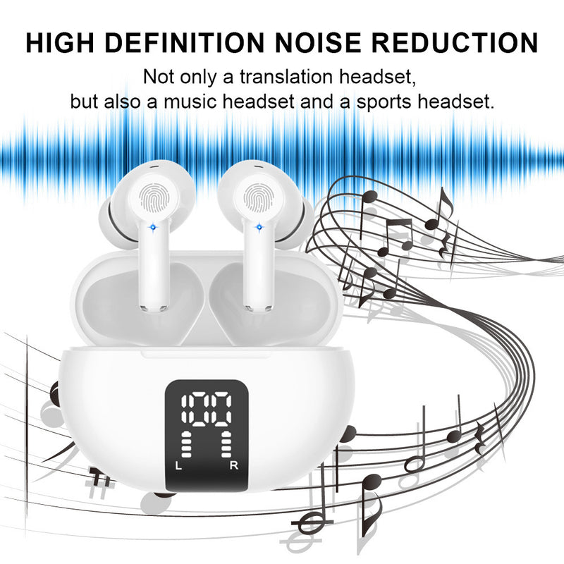 Smart Translation Wireless Earbuds - M10 Bluetooth Headphones with Voice Translation
