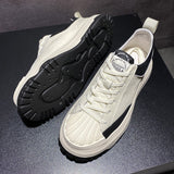 Men's Premium Leather Height Increasing Sports Shoes - Thick Sole Athletic Footwear