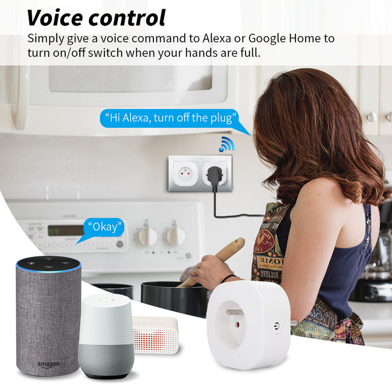 Graffiti Wifi Smart European Regulation Socket